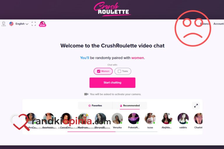 CrushRoulette sob análise: Toda a verdade sobre os perfis repetidos, mensagens automáticas e tarifas abusivas crush roulette oszustwo