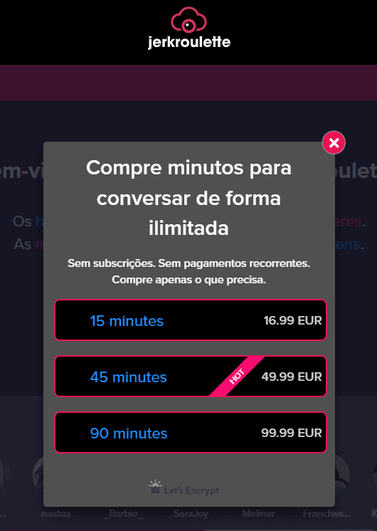 JerkRoulette: Gire a Roda, Perca a Camisa (e a Privacidade) numa Ilusão Digital Preço jerkroulette