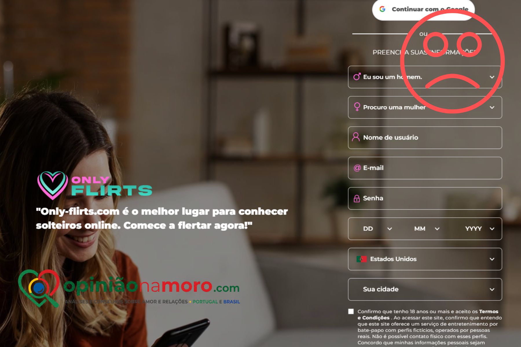 Análise Only-flirts.com: Um engodo brilhante com perfis falsos e carteiras vazias only flrits Fraude